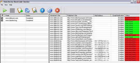 Reciprocal Link Exchange Management Tool