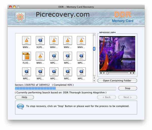 Mac Memory Card Recovery 5.3.1.2