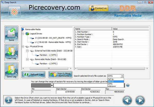 Removable Media Recovery 5.3.1.2