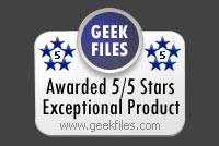Awarded 5/5 Stars Exceptional Product