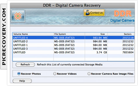 Mac Digital Camera Data Recovery