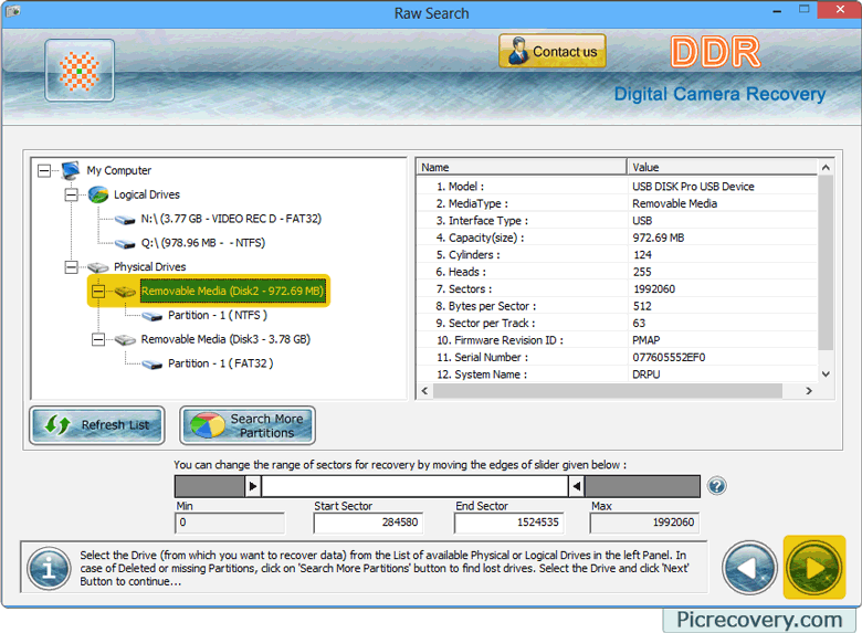 Digitale Camera Recovery Software
