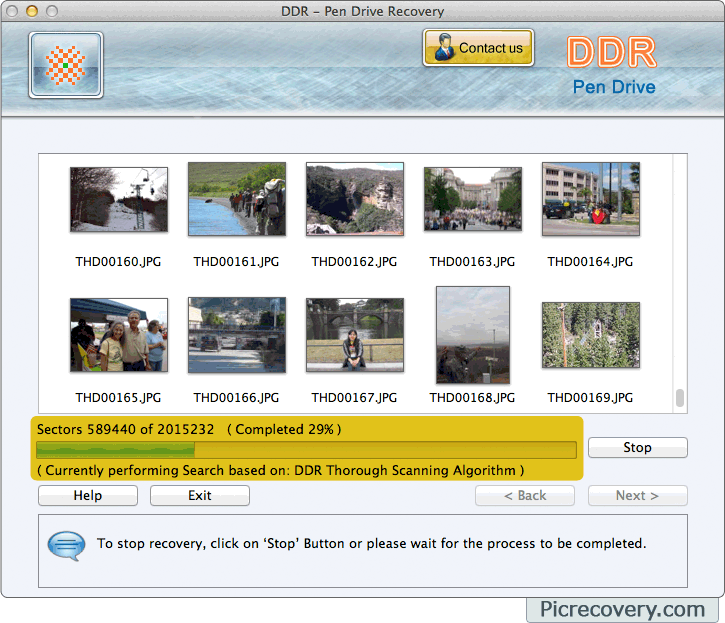 Mac Pen Drive Recovery Software Screenshots
