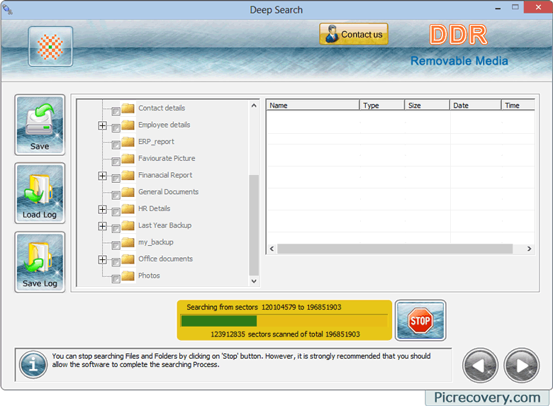 Removable Media Recovery Software Screenshots