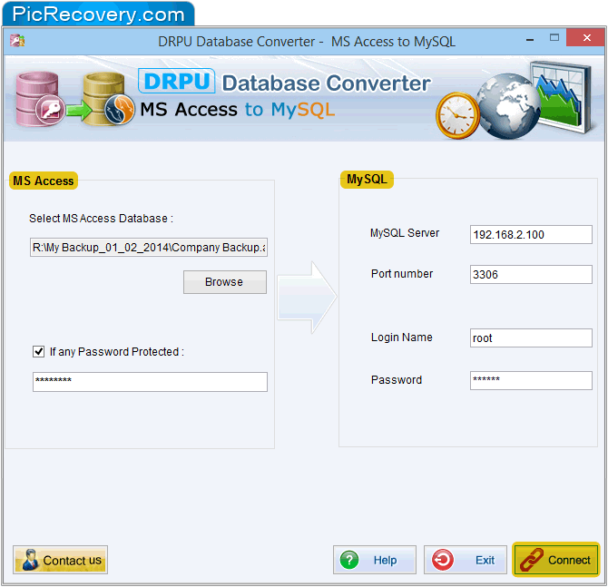 MS Access to MySQL Database Conversion Tool